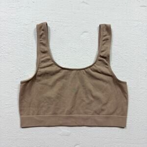 Cosabella Tan Bamboo Viscose Stretch Bralette, Size Medium